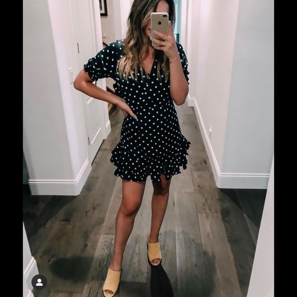 Angel Biba Blue Polka Dot Dress - Picture 13 of 13